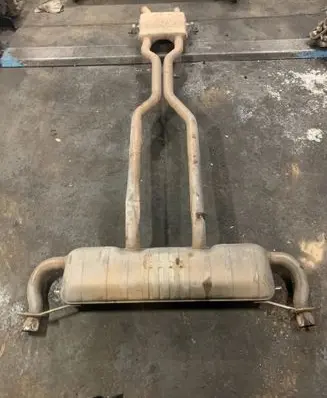 Mercedes-Benz GL X166 Muffler/silencer A1664901001