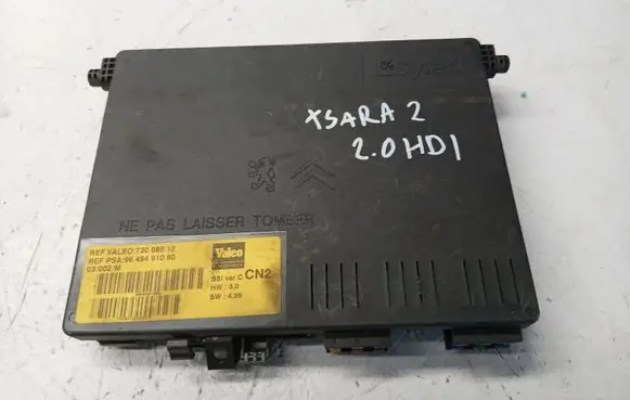 Citroen Xsara Trunk lid opening control unit 9649491080
