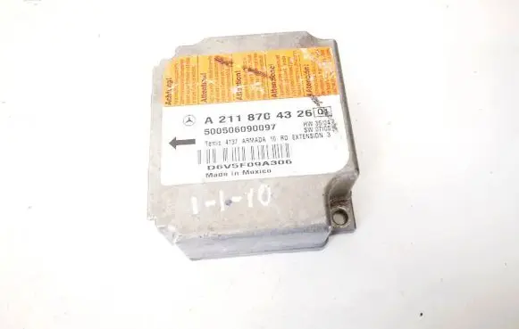 Mercedes-Benz E W211 Airbag control unit/module A2118704326