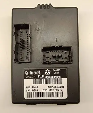 Chrysler Pacifica Tailgate/trunk control unit/module 68316094AC A2C7556450200 PLLC255700476