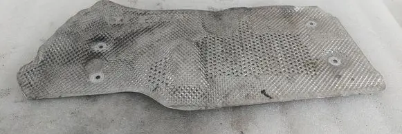 Heat shield in engine bay