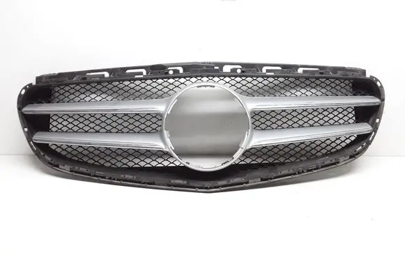 Front bumper upper radiator grill