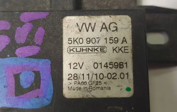 Volkswagen Golf VI Other control units/modules 5K0907159A 0145981
