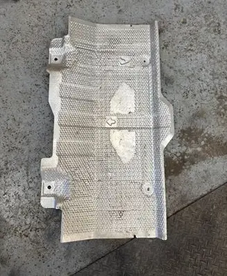 Heat shield in engine bay