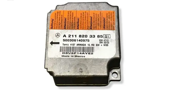 Mercedes-Benz E W211 Airbag control unit/module A2118203385 D6V3F14AYE2 500306140975