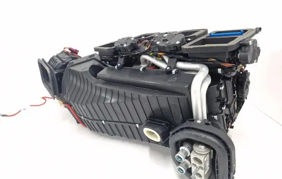 Interior heater climate box assembly