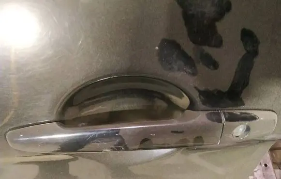 Mitsubishi Lancer X Front door exterior handle