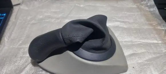 Gear lever shifter trim leather/knob