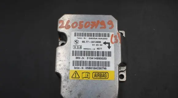BMW X3 E83 Airbag control unit/module 3414990 G9V5A16A29D MRSZ4