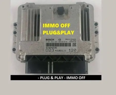 Fiat Ducato Engine control unit/module ECU 51824236 0281014209 41U61L11
