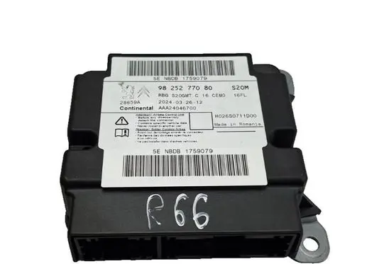 Citroen C3 Aircross Airbag control unit/module 9825277080