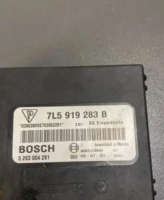 Porsche Cayenne (9PA) Parking PDC control unit/module 7L5919283B 0263004281