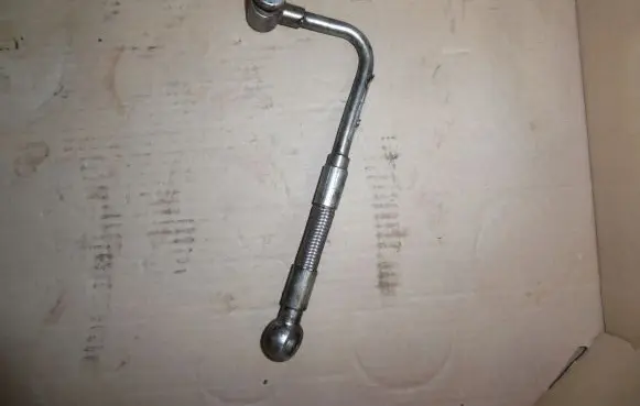 Citroen Jumper Turbo turbocharger oiling pipe/hose 504373680