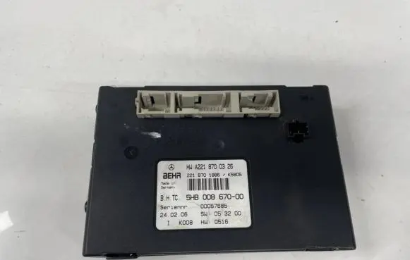 Mercedes-Benz S W221 Other control units/modules a2218700326 2218701886