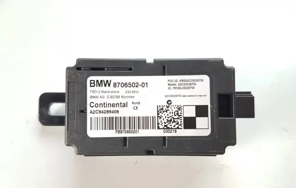 BMW 3 F30 F35 F31 Door central lock control unit/module 8706502