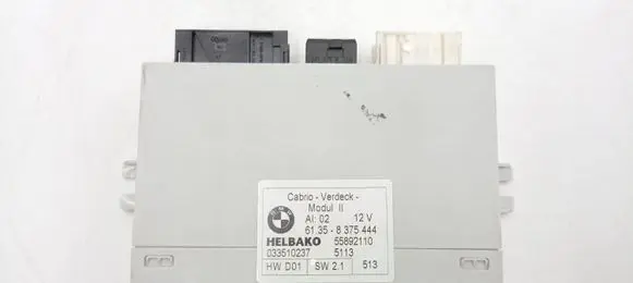 BMW 3 E46 Sunroof control unit/module 61358375444 8375444 61356960141