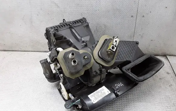 Interior heater climate box assembly
