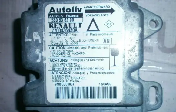 Airbag control unit/module