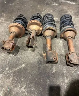 Subaru Impreza II Set of springs and shock absorbers (Front and rear) 