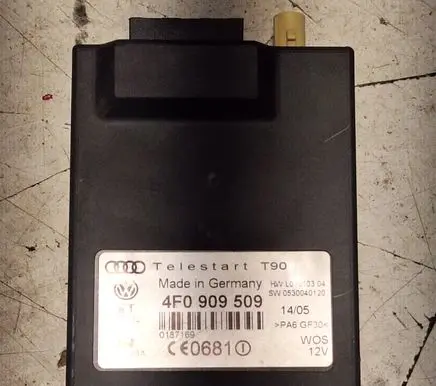 Audi A6 S6 C6 4F Auxiliary heating control unit/module 4F0909509 HW101810304 9006748A