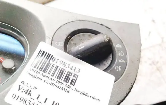 Audi A6 S6 C6 4F Light switch 4f1941531d