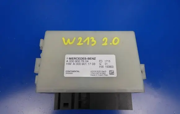 Mercedes-Benz E W213 Reducing agents exhaust control unit A0009007604 5WG00001 A0009011703