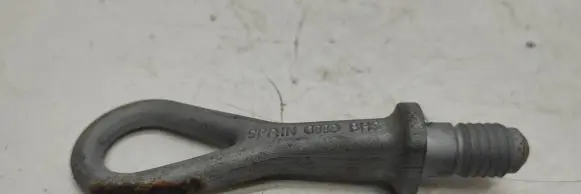 Towing hook eye