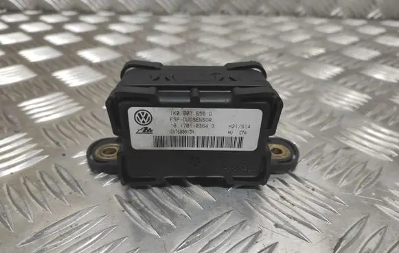 Volkswagen Touran I ESP acceleration yaw rate sensor 1K0907655D