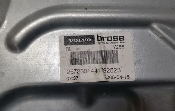 Volvo S80 Rear door window regulator with motor 983041102 970715101