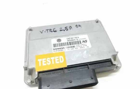 Volkswagen Touareg I Transfer box differential control unit 0AD927755N 5WP22064