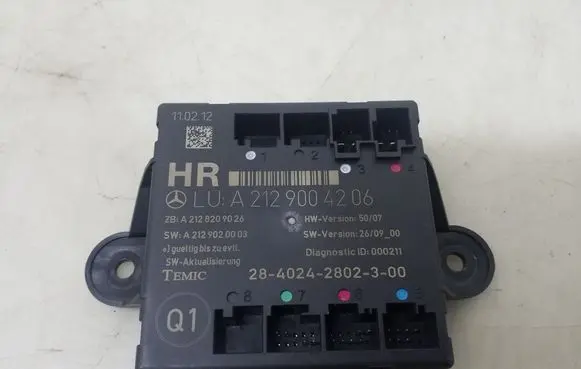 Mercedes-Benz E W212 Door control unit/module A2129004206