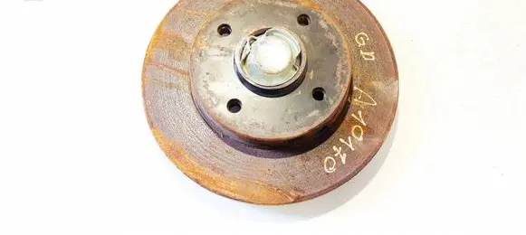 Citroen C4 I Rear brake disc neventiliuojamas