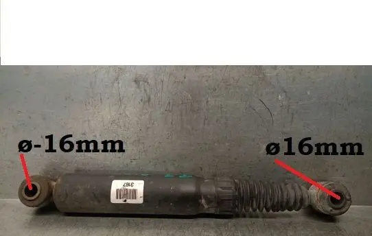 Citroen Berlingo Rear shock absorber/damper 00005206TA 5206H2