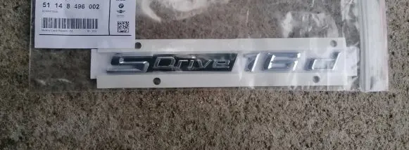 BMW X2 F39 Front door emblem/model letters 51148496002