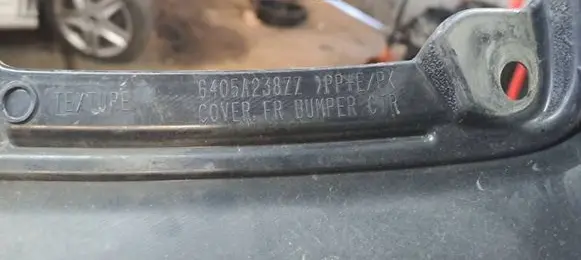 Mitsubishi Eclipse Rear bumper lower part trim 6405A238ZZ