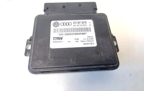 Audi A6 S6 C6 4F Hand brake control module 4F0907801B