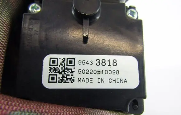 Opel Astra J Wiper switch 95433818