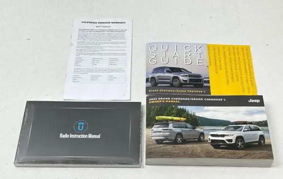 Jeep Grand Cherokee WL Owners service history hand book 