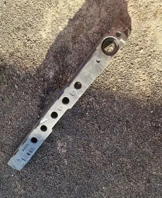Front bumper foam support bar