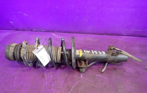 Front shock absorber with coil spring