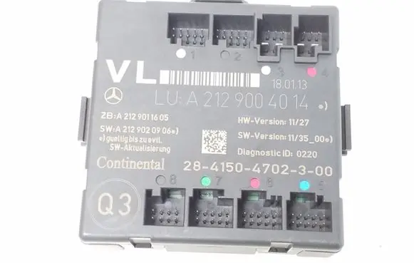 Mercedes-Benz E C207 W207 Door control unit/module A2129004014