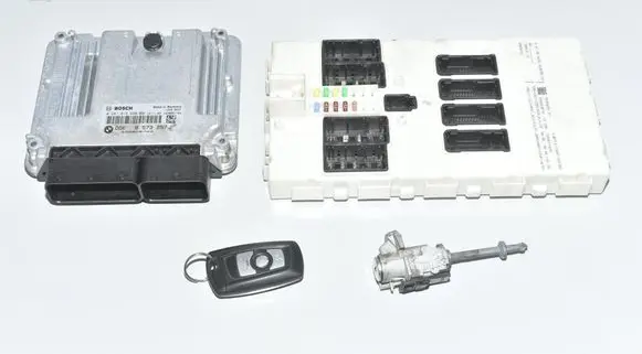 BMW 3 F30 F35 F31 Engine ECU kit and lock set 8573257 8576333 8574091