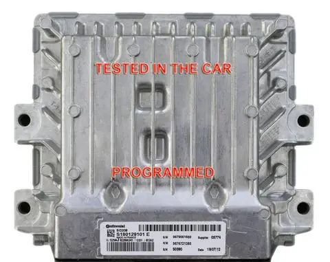 Citroen Jumper Engine ECU kit and lock set 9679061680 S180129101E 9676721380