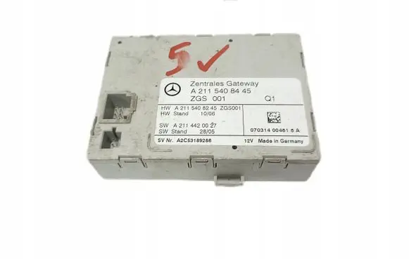 Mercedes-Benz E W211 Gateway control module A2115408445