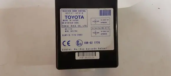 Toyota Corolla Verso AR10 Door control unit/module 897410F010 61B168000 B22RA