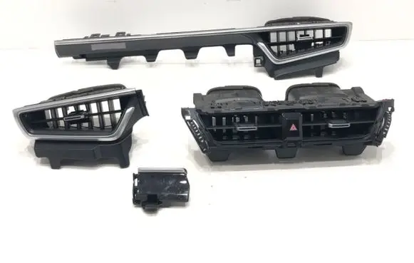 Dashboard side air vent grill/cover trim
