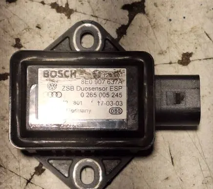 Audi A4 S4 B6 8E 8H ESP acceleration yaw rate sensor 8E0907637A 0021372 0265005245