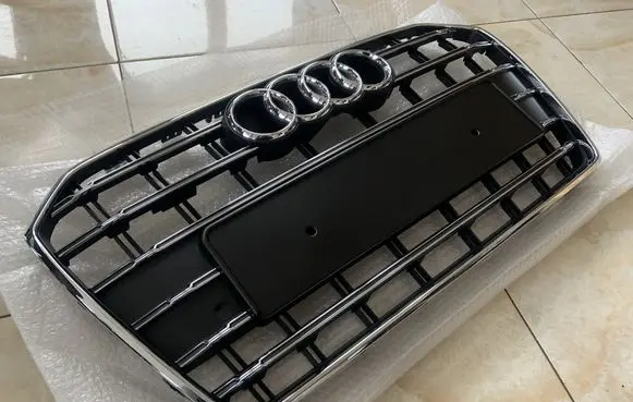 Audi A6 S6 C7 4G Front bumper upper radiator grill 4G0853653T 4G0853651L 4G0853651M