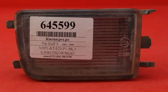 Volkswagen Golf III Front indicator light 121603