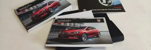 Opel Astra K Owners service history hand book 